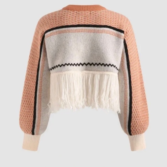 NWT Cider Bohemian Western Style Ultra Cropped Size L - Picture 2 of 7